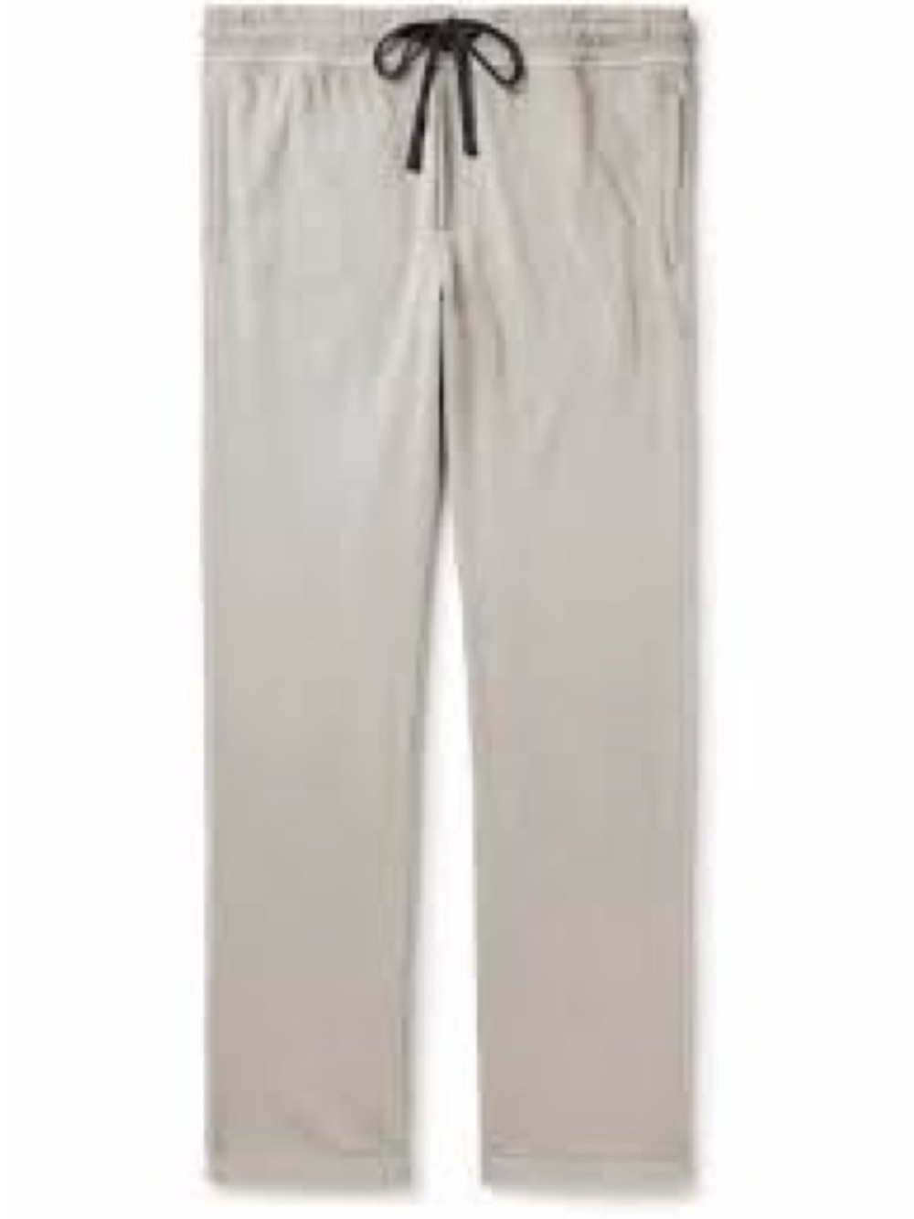 James Perse Light Taupe Drawstring Sweatpants with Black Cord